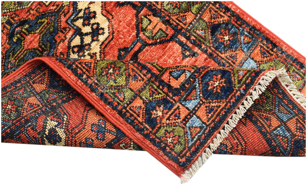 Handmade Mini Chobi Rug | 88 x 62 cm | 2'11" x 2'1" - Najaf Rugs & Textile