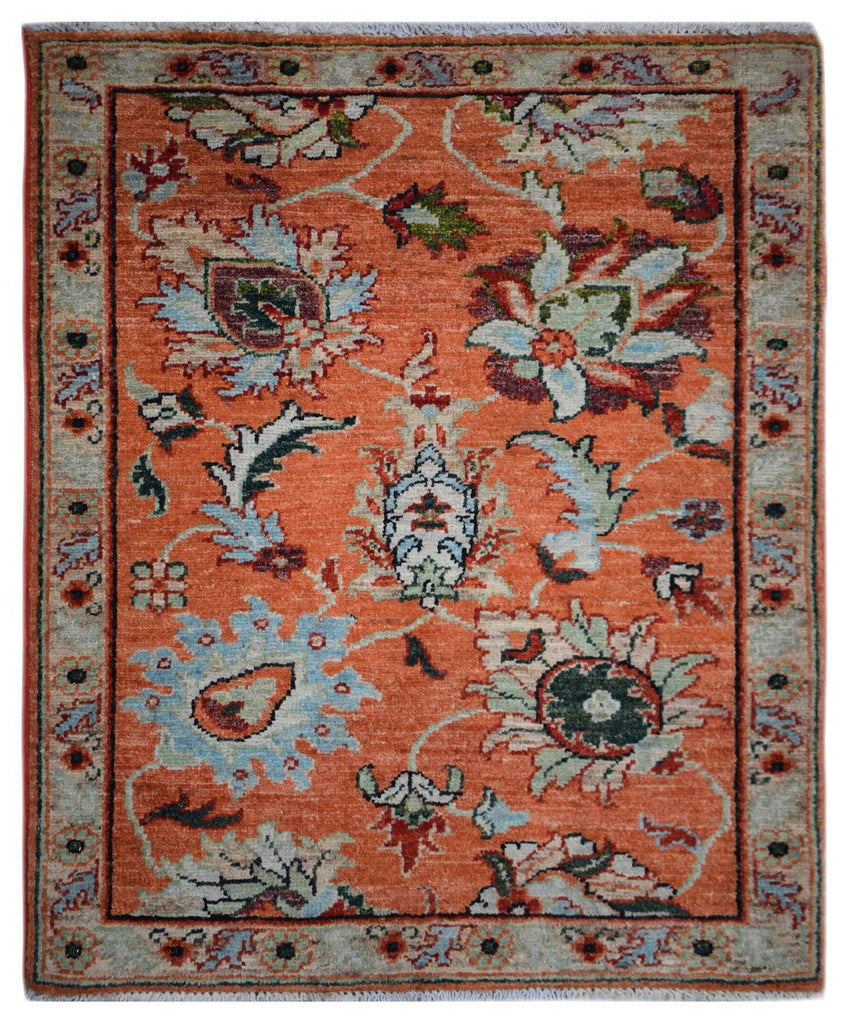 Handmade Mini Chobi Rug | 88 x 70 cm | 2'10" x 2'3" - Najaf Rugs & Textile