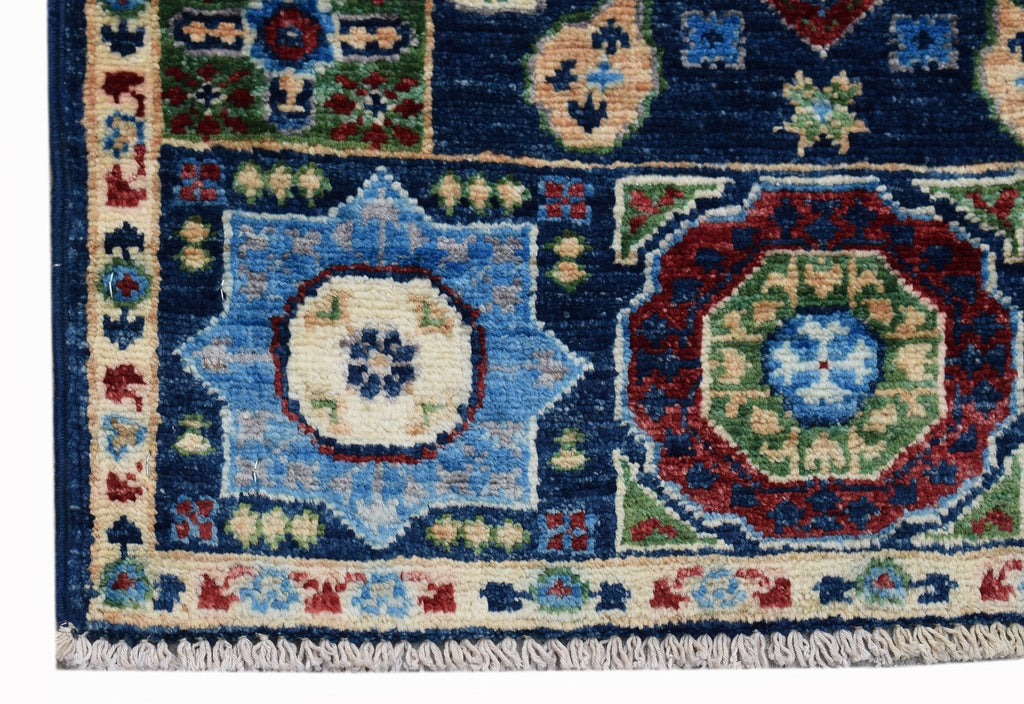 Handmade Mini Chobi Rug | 89 x 59 cm | 2'11" x 1'11" - Najaf Rugs & Textile