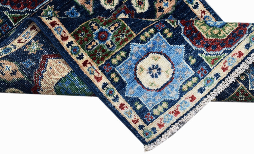 Handmade Mini Chobi Rug | 89 x 59 cm | 2'11" x 1'11" - Najaf Rugs & Textile