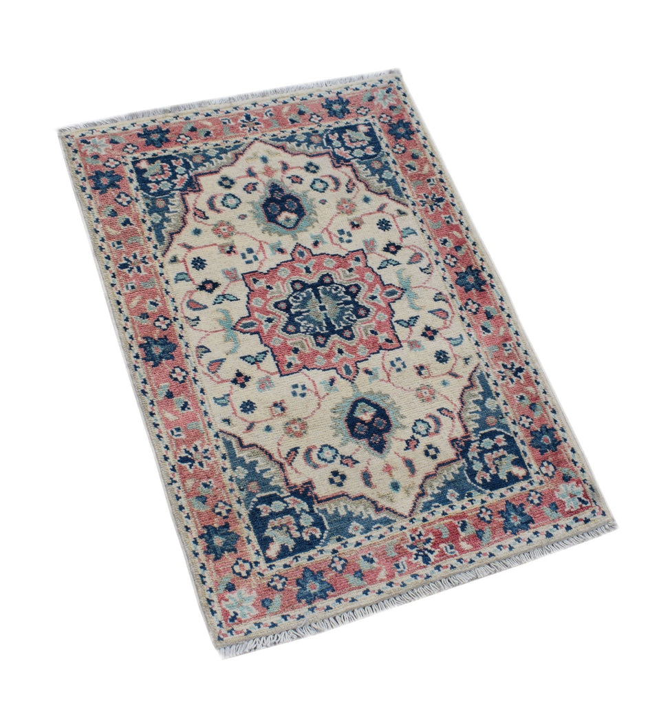 Handmade Mini Chobi Rug | 89 x 60 cm | 2'11" x 1'11" - Najaf Rugs & Textile