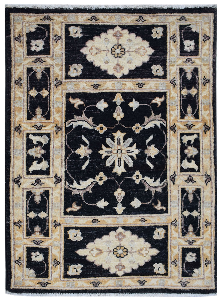 Handmade Mini Chobi Rug | 90 x 66 cm | 2'11" x 2'2" - Najaf Rugs & Textile