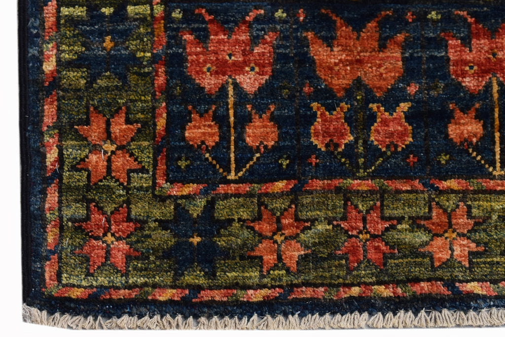 Handmade Mini Chobi Rug | 92 x 59 cm | 3' x 1'11" - Najaf Rugs & Textile
