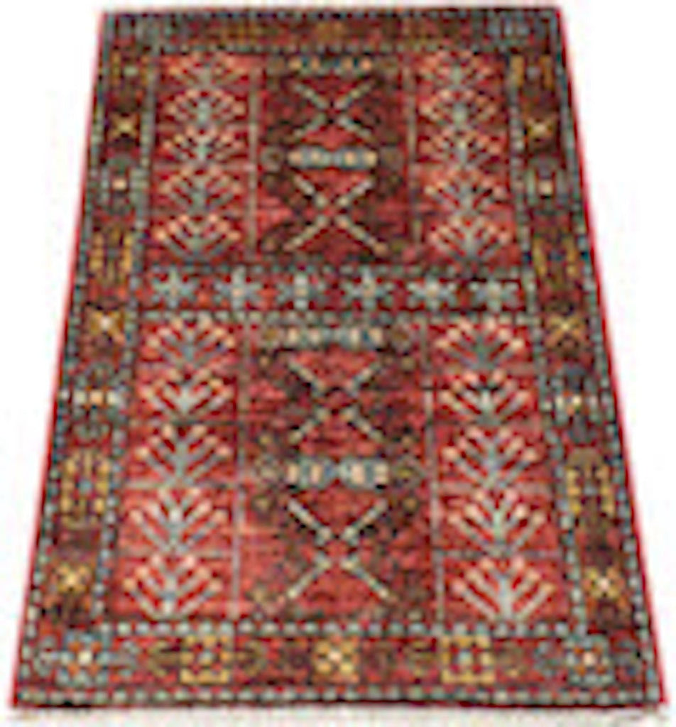 Handmade Mini Chobi Rug | 92 x 62 cm | 3' x 2'1" - Najaf Rugs & Textile