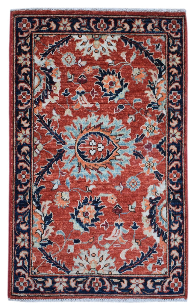 Handmade Mini Chobi Rug | 93 x 56 cm | 3' x 1'10" - Najaf Rugs & Textile