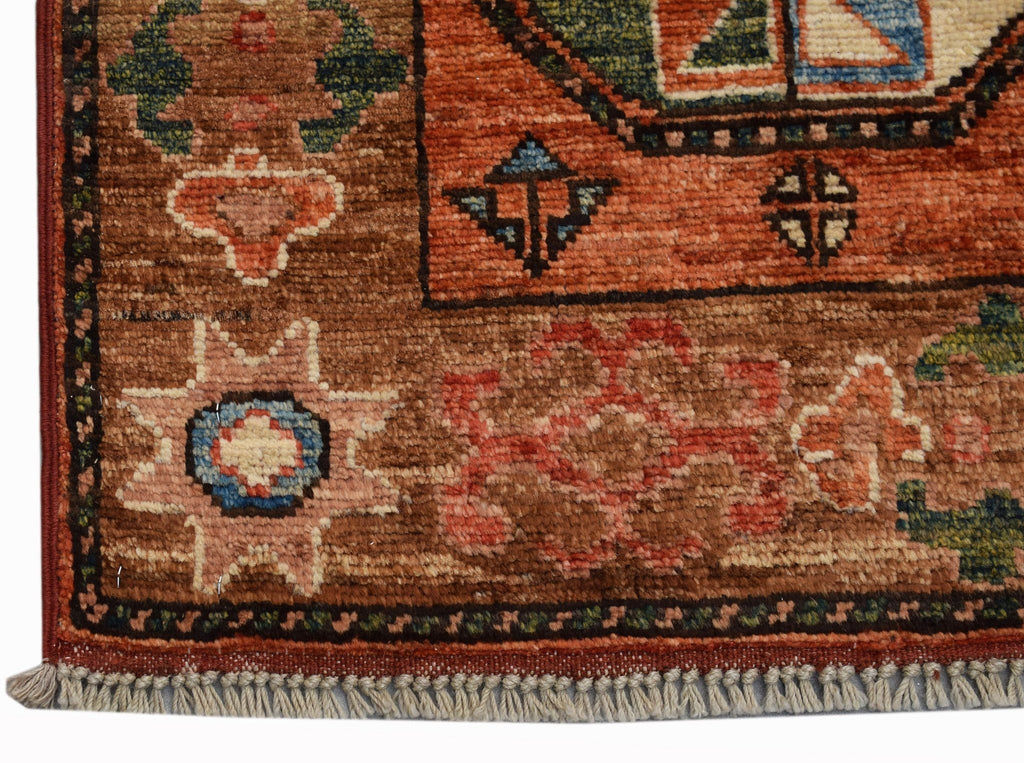 Handmade Mini Chobi Rug | 93 x 61 cm | 3'1" x 2' - Najaf Rugs & Textile