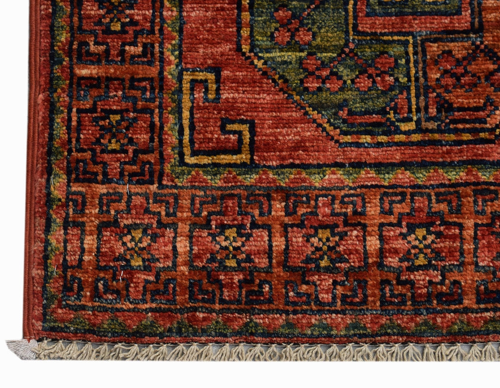 Handmade Mini Chobi Rug | 94 x 60 cm | 3'1" x 2' - Najaf Rugs & Textile