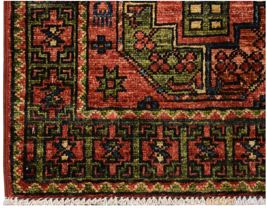 Handmade Mini Chobi Rug | 97 x 61 cm | 3'2" x 2' - Najaf Rugs & Textile