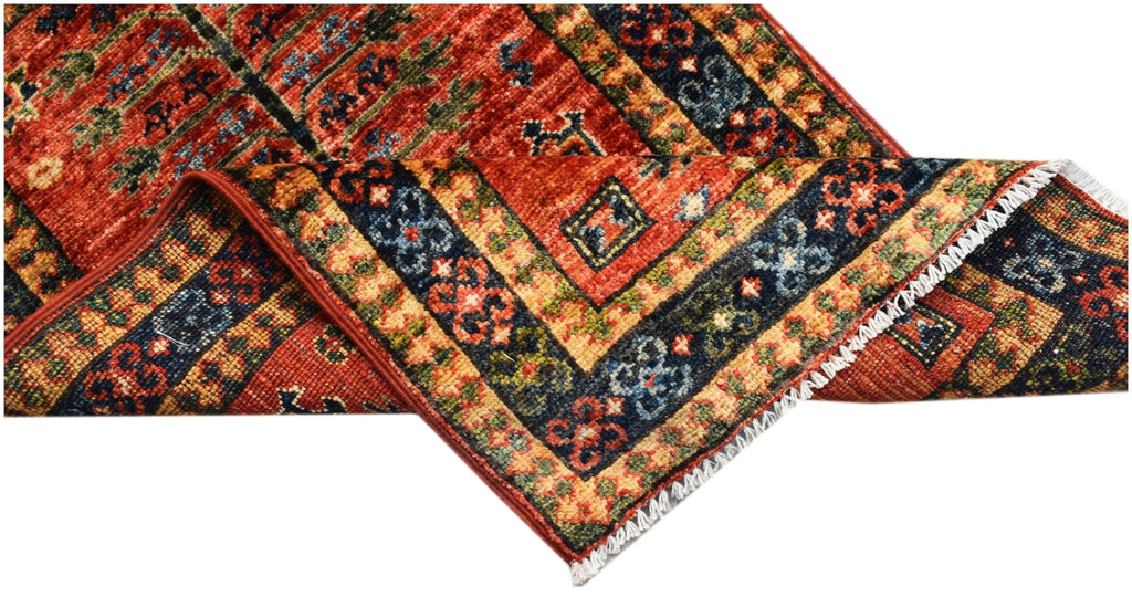 Handmade Mini Chobi Rug | 97 x 63 cm | 3'2" x 2'1" - Najaf Rugs & Textile