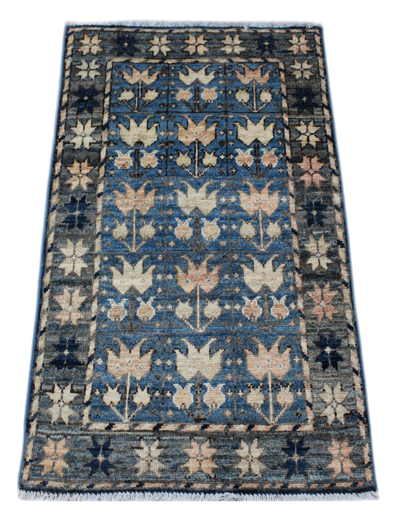 Handmade Mini Chobi Rug | 99 x 60 cm | 3'3" x 2' - Najaf Rugs & Textile