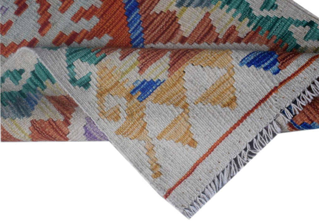 Handmade Mini Kilim Rug | 85 x 59 cm | 2'7" x 1'9" - Najaf Rugs & Textile
