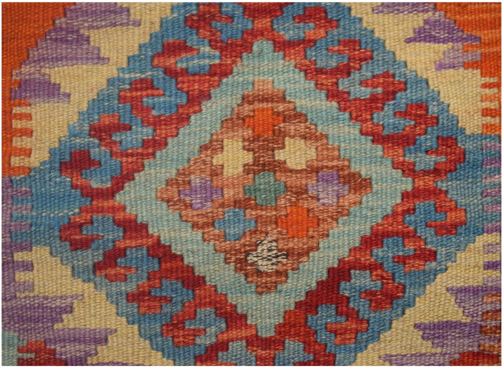 Handmade Mini Kilim Rug | 87 x 63 cm | 2'8" x 2' - Najaf Rugs & Textile