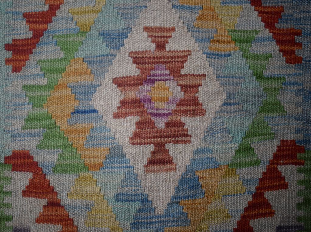Handmade Mini Kilim Rug | 93 x 52 cm | 3' x 1'7" - Najaf Rugs & Textile