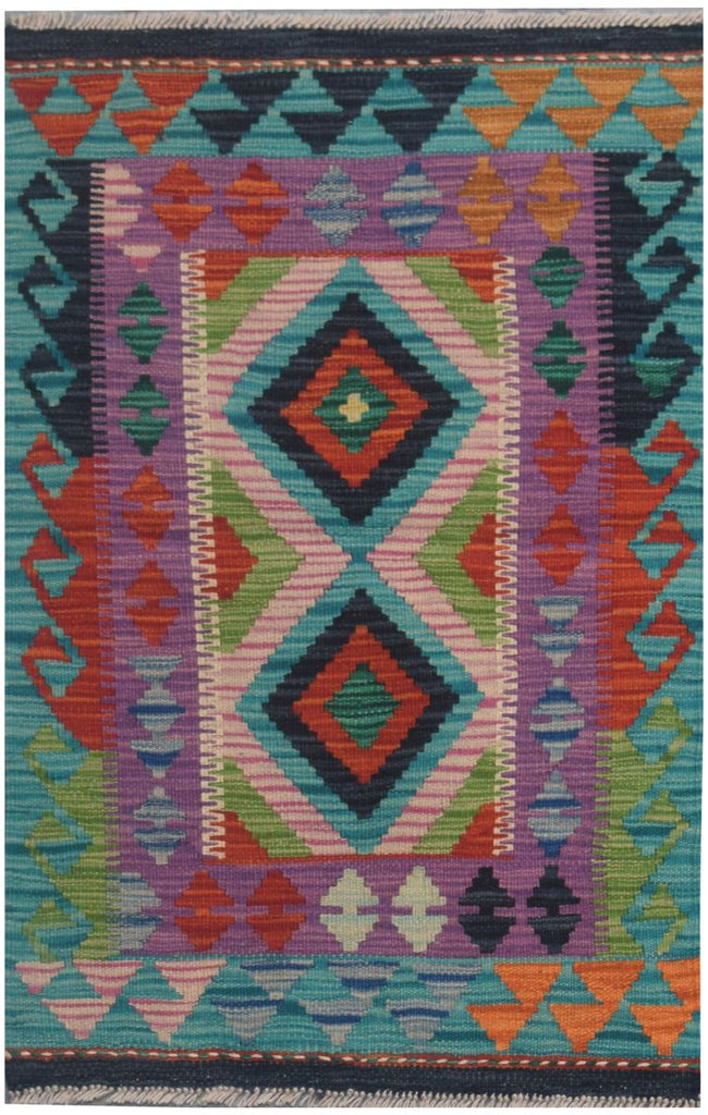 Handmade Mini Kilim Rug | 96 x 61 cm - Najaf Rugs & Textile