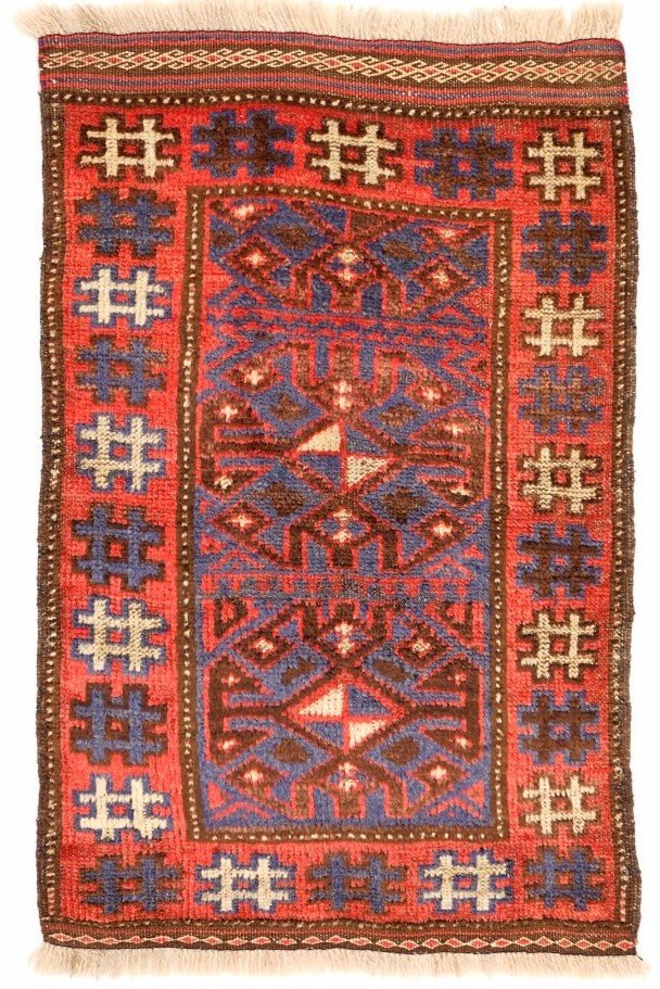 Handmade Mini Tribal Rug | 103 x 64 cm - Najaf Rugs & Textile