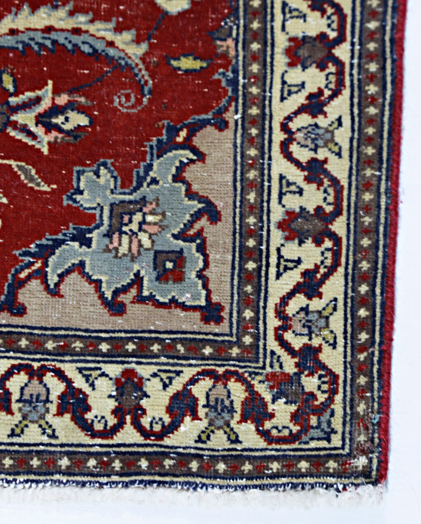 Handmade Mini Vintage Pakistani Rug | 90 x 64 cm | 3' x 2'1" - Najaf Rugs & Textile