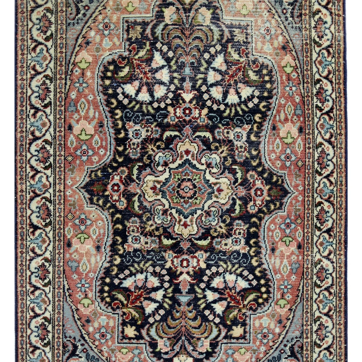 Handmade Mini Vintage Pakistani Rug | 97 x 62 cm | 3'2