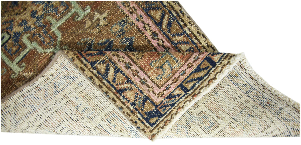 Handmade Mini Vintage Persian Karaja Rug | 109 x 62 cm | 3'7" x 2' - Najaf Rugs & Textile