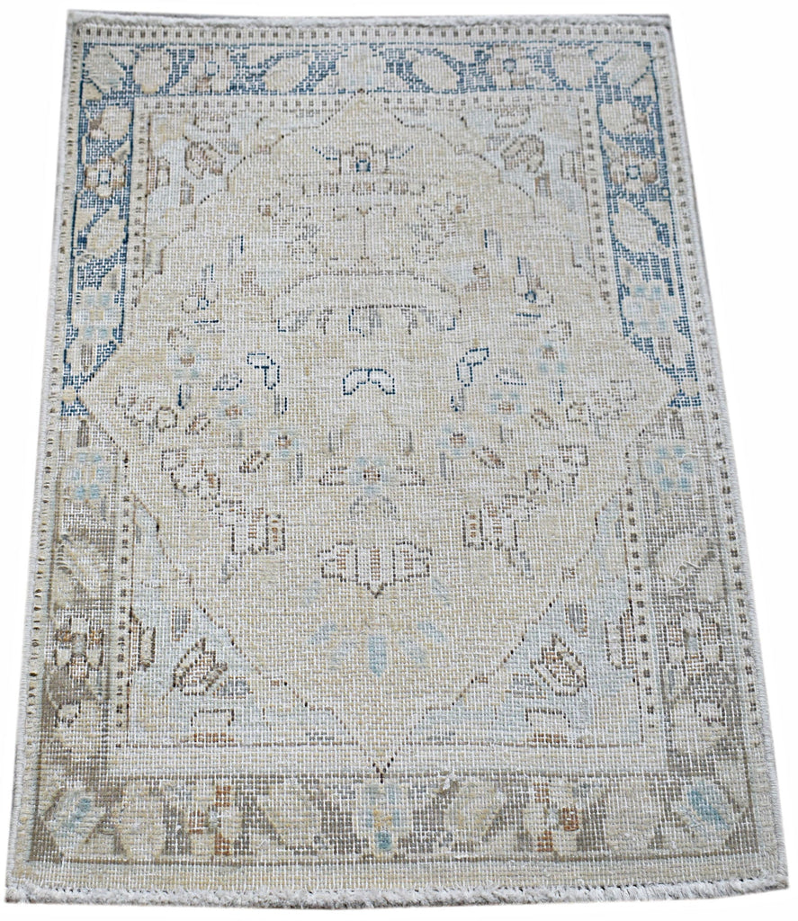 Handmade Mini Vintage Persian Kerman Rug | 64 x 46 cm | 2'2" x 1'6" - Najaf Rugs & Textile