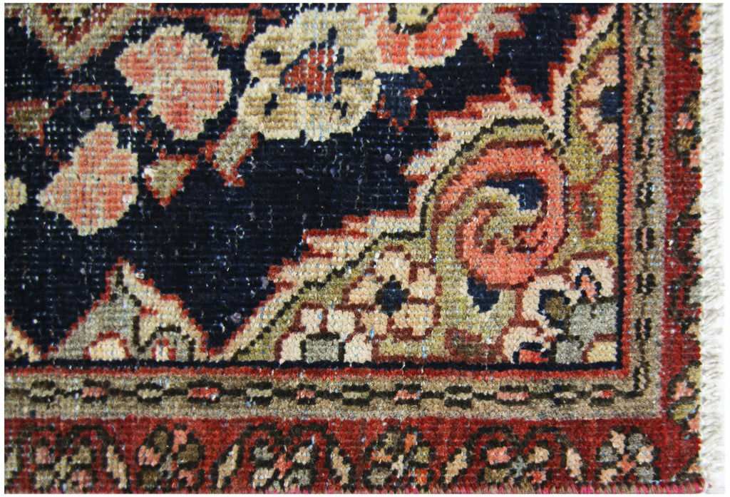 Handmade Mini Vintage Persian Rug | 109 x 56 cm | 3'7" x 1'10" - Najaf Rugs & Textile