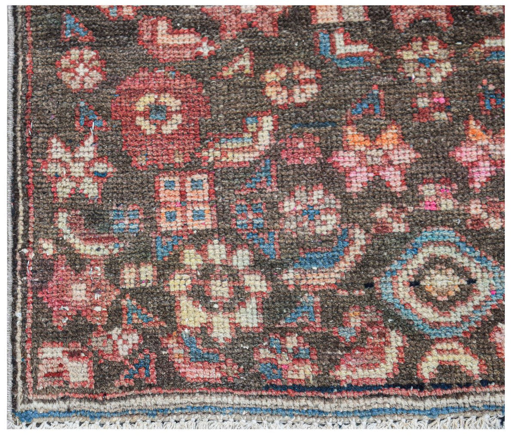 Handmade Mini Vintage Persian Rug | 109 x 61 cm | 3'7" x 2' - Najaf Rugs & Textile