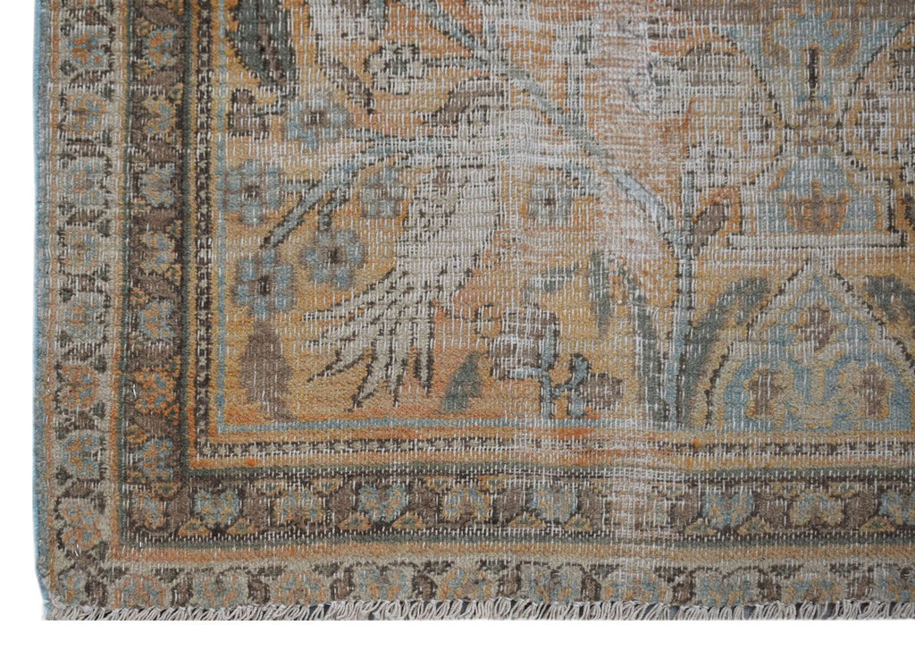 Handmade Mini Vintage Persian Rug | 126 x 86 cm | 4'2" x 2'10" - Najaf Rugs & Textile