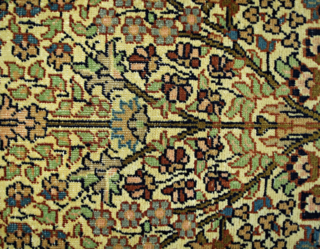 Handmade Mini Vintage Persian Rug | 93 x 62 cm | 3' x 2' - Najaf Rugs & Textile