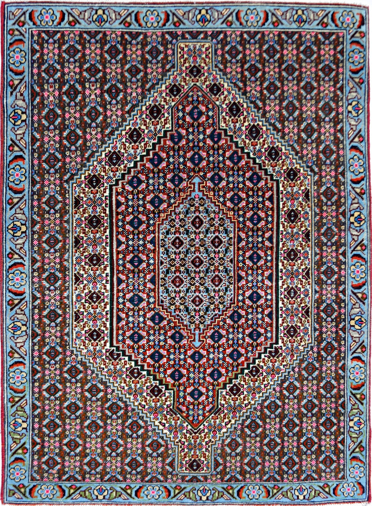 Handmade Mini Vintage Persian Rug | 97 x 74 cm | 3'2" x 2'5" - Najaf Rugs & Textile