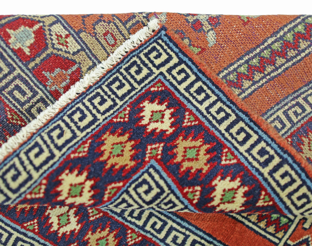Handmade Mini Vintage Princess Bokhara Prayer Rug | 98 x 64 cm | 3'3" x 2'1" - Najaf Rugs & Textile
