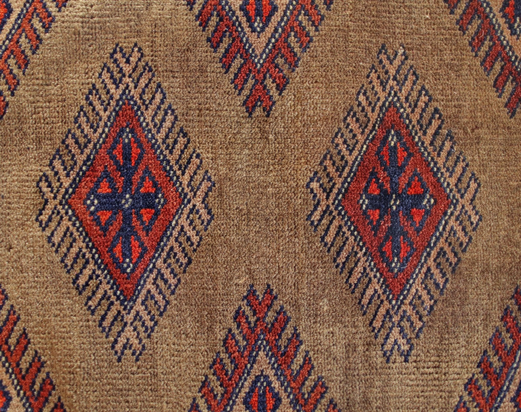 Handmade Mini Vintage Princess Bokhara Rug | 91 x 63 cm | 3' x 2'1" - Najaf Rugs & Textile