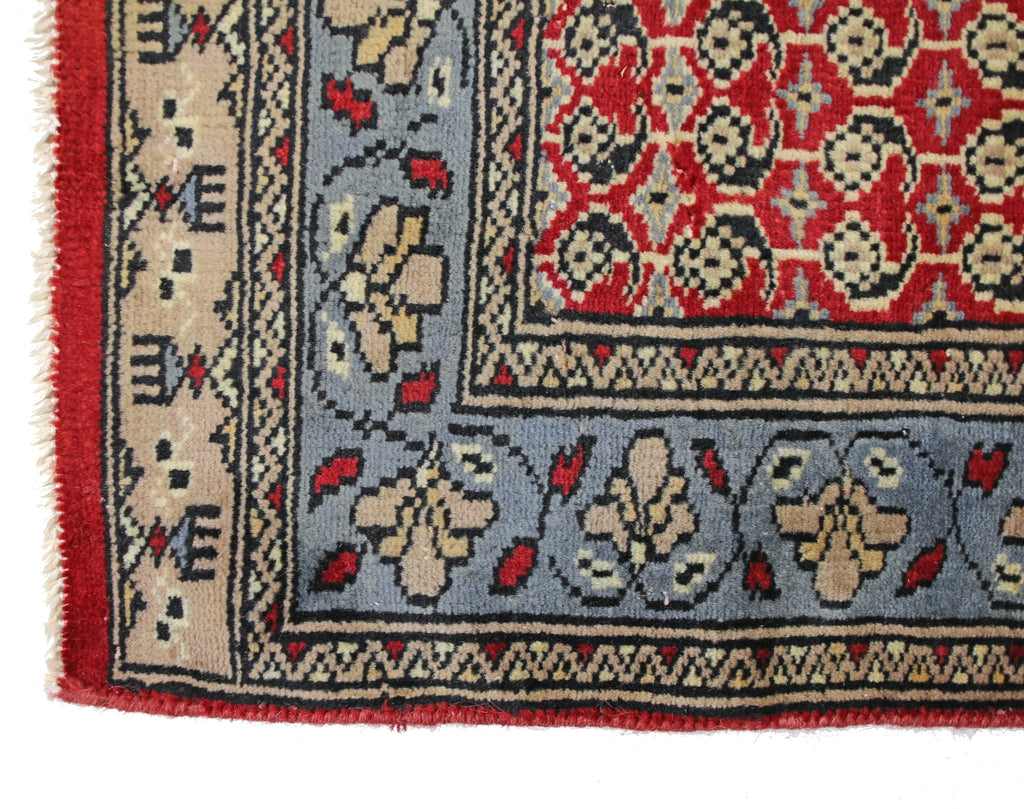 Handmade Mini Vintage Princess Bokhara Rug | 93 x 59 cm | 3' x 1'11" - Najaf Rugs & Textile