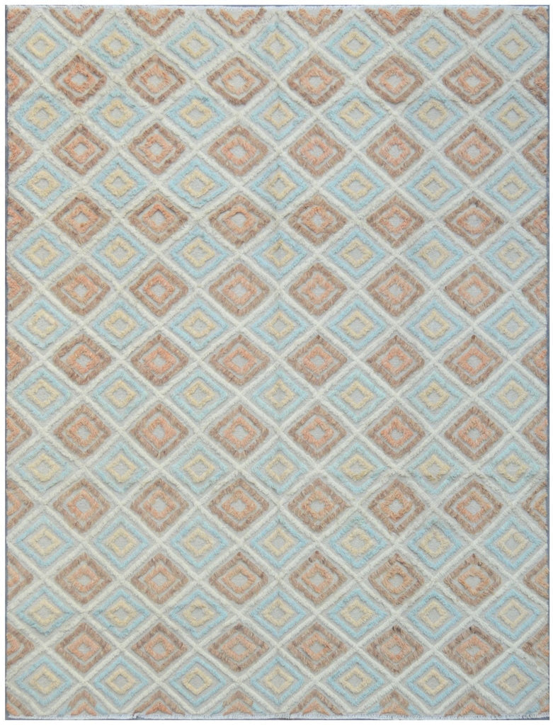 Handmade Modern Barjasta Kilim & Rug | 310 x 238 cm | 10'1" x 7'8" - Najaf Rugs & Textile
