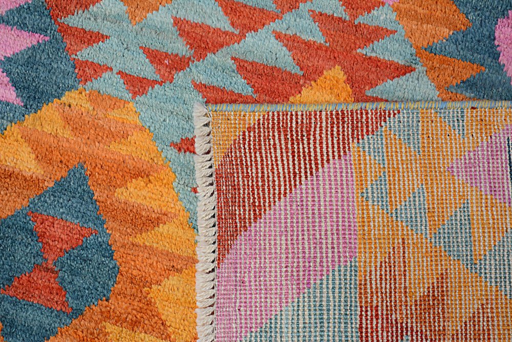 Handmade Modern Maimana Rug | 299 x 194 cm | 9'8" x 6'3" - Najaf Rugs & Textile