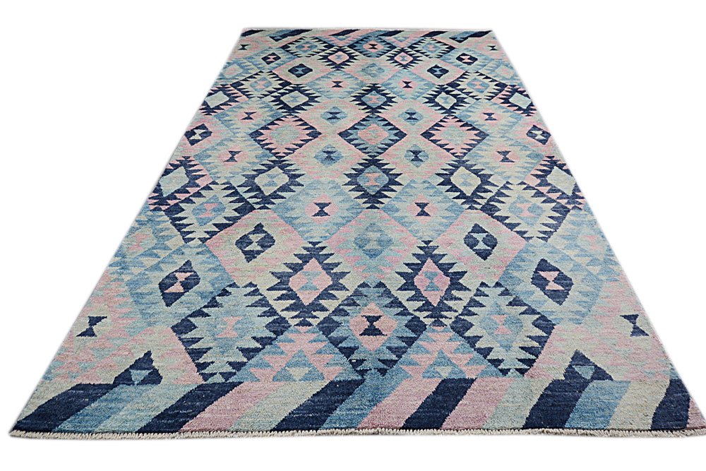 Handmade Modern Maimana Rug | 306 x 208 cm | 10' x 6'8" - Najaf Rugs & Textile