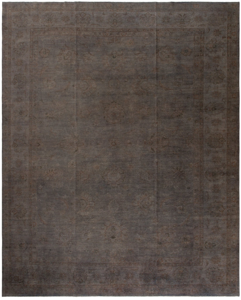Handmade Modern Overdyed Chobi Rug | 434 x 350 cm | 14'2 x 11'4" - Najaf Rugs & Textile