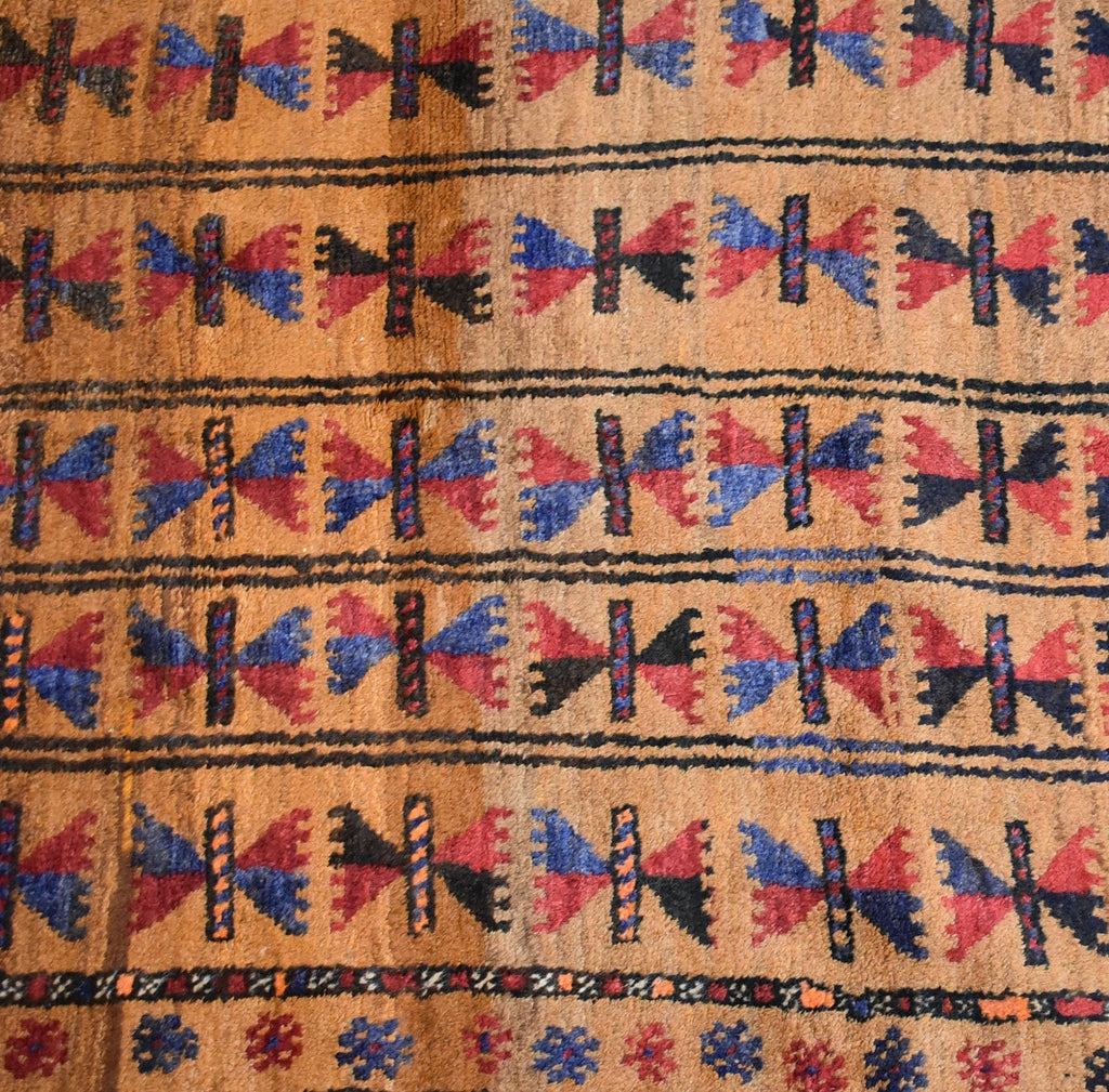 Handmade Old Tribal Shepherd's Rug | 183 x 110 cm | 6' x 3'6" - Najaf Rugs & Textile