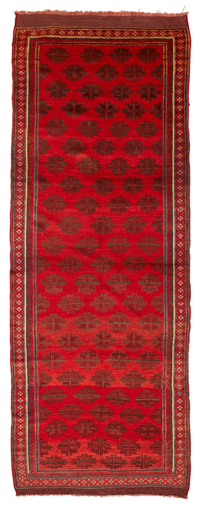 Handmade Old Tribal Shepherd's Rug | 366 x 140 cm - Najaf Rugs & Textile