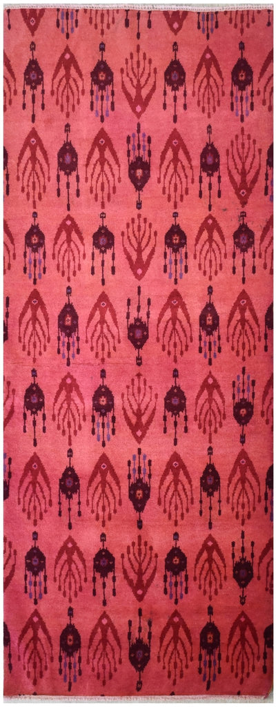 Handmade Overdyed Hallway Runner | 199 x 89 cm | 6'5" x 2'9" - Najaf Rugs & Textile