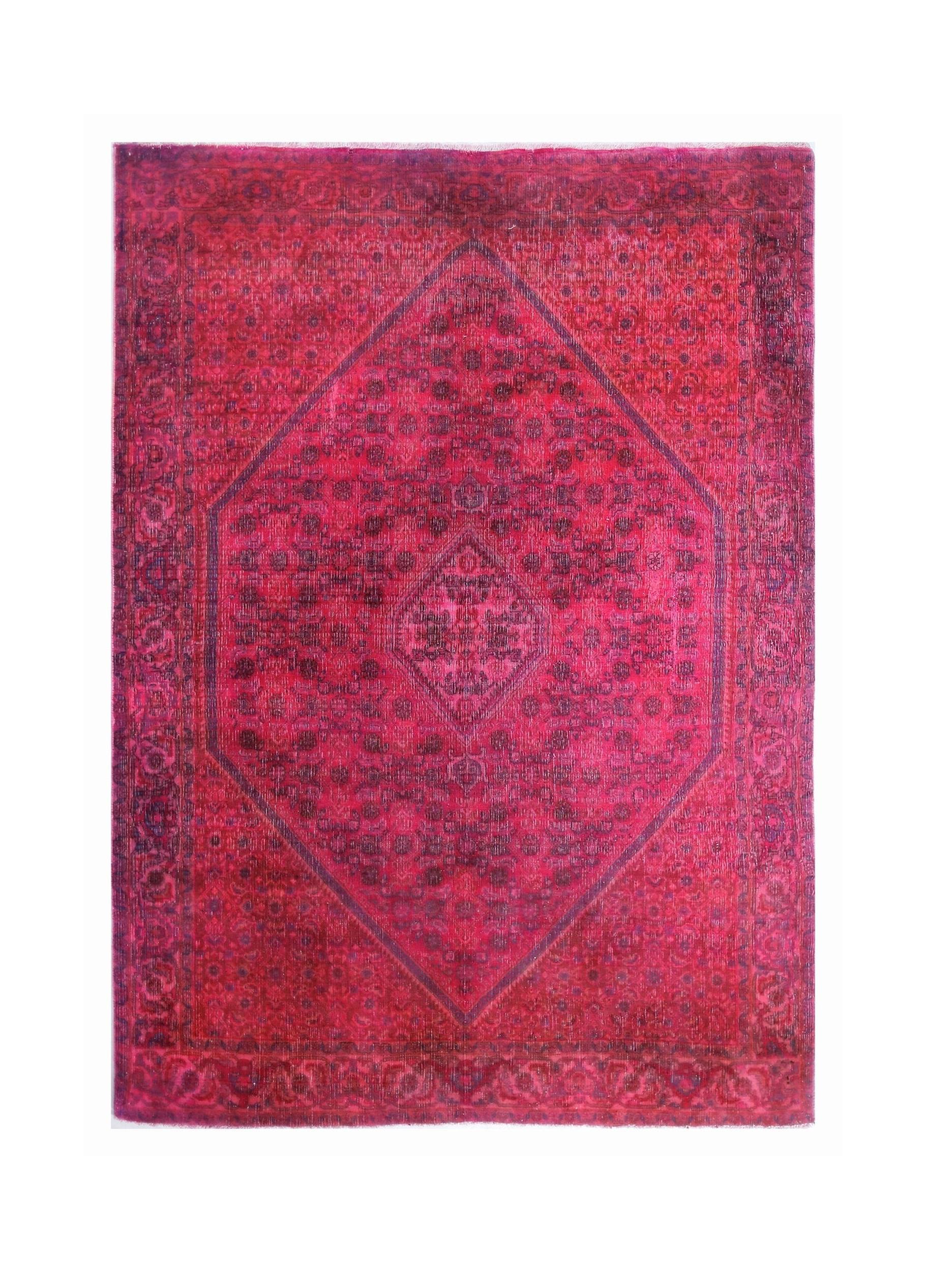 Handmade Overdyed Persian Senneh Rug | 160 x 114 cm | 5'3" x 3'9" - Najaf Rugs & Textile