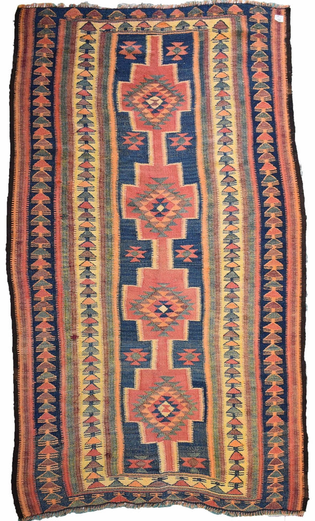 Handmade Persian Tribal Kilim | 290 x 170 cm | 9'5" x 5'5" - Najaf Rugs & Textile