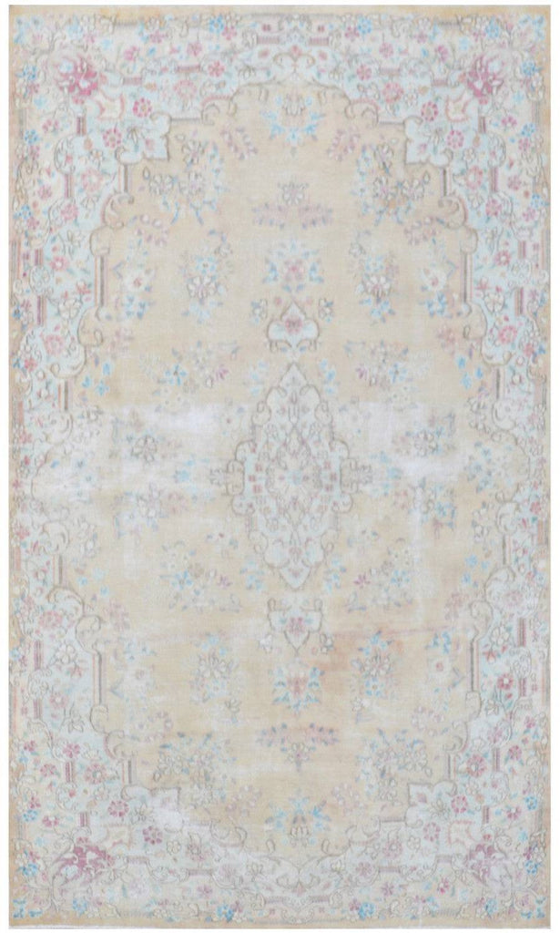 Handmade Persian Vintage Kerman Rug | 240 x 136 cm - Najaf Rugs & Textile