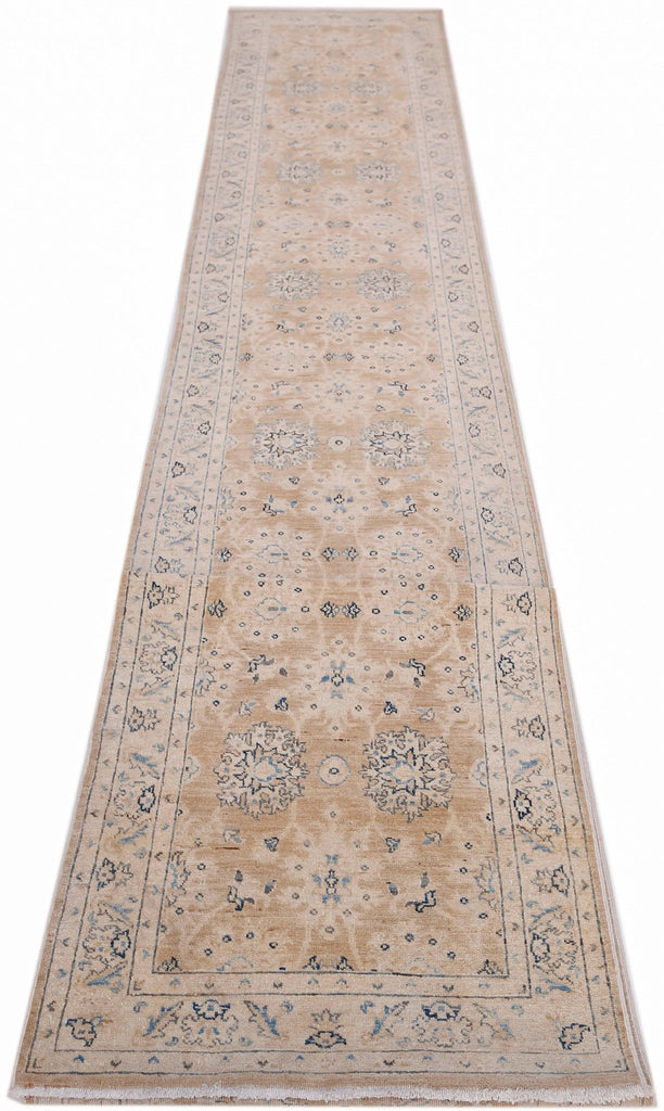 Handmade Super Kazakh Hallway Runner | 587 x 86 cm | 19'3" x 2'10" - Najaf Rugs & Textile