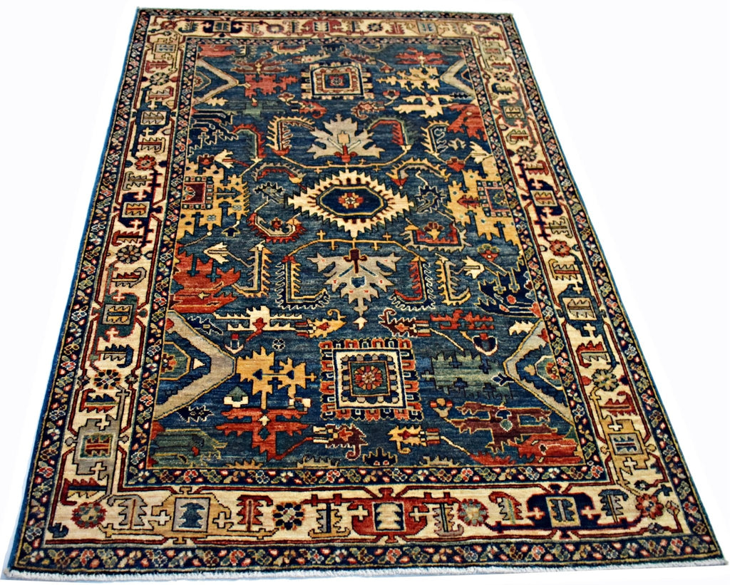 Handmade Traditional Afghan Chobi Rug | 184 x 124 cm | 6'1" x 4'1" - Najaf Rugs & Textile