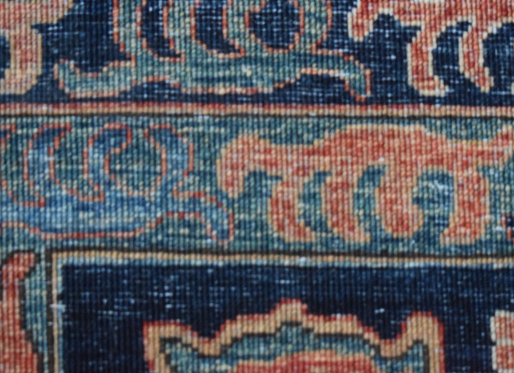 Handmade Traditional Afghan Chobi Rug | 211 x 154 cm | 6'11" x 5'1" - Najaf Rugs & Textile