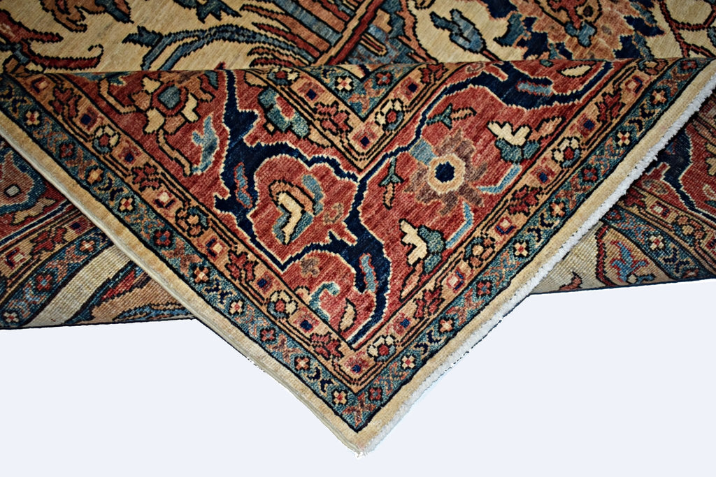 Handmade Traditional Afghan Chobi Rug | 243 x 160 cm | 8' x 5'3" - Najaf Rugs & Textile