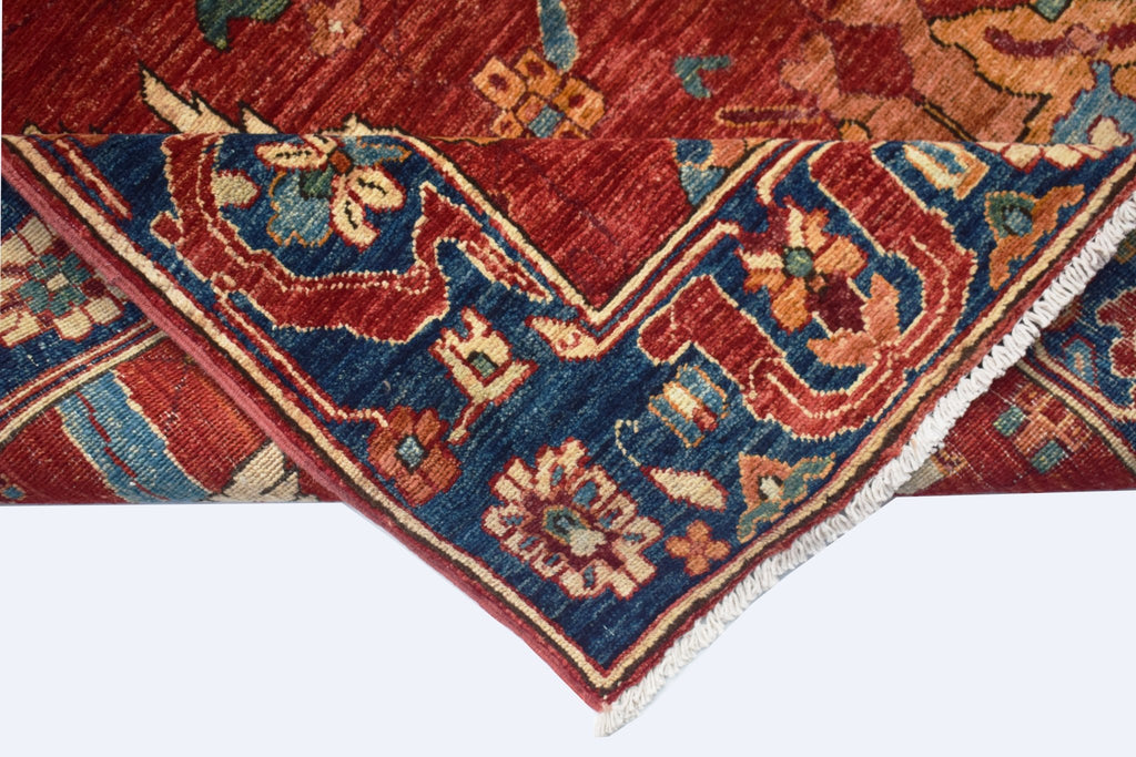 Handmade Traditional Afghan Chobi Rug | 246 x 154 cm | 8'1" x 5'1" - Najaf Rugs & Textile
