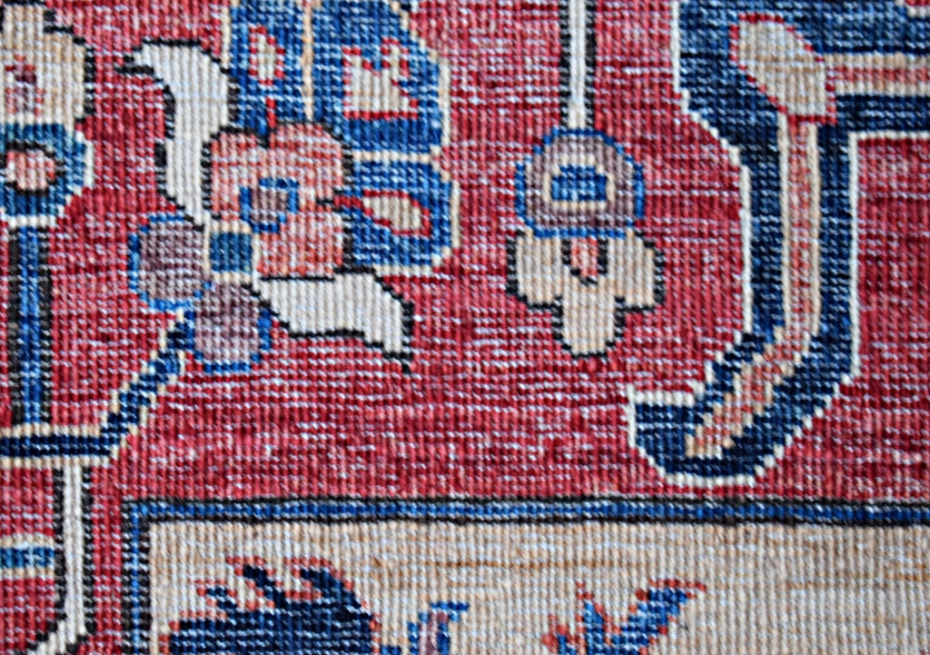 Handmade Traditional Afghan Chobi Rug | 246 x 247 cm | 8'1" x 8'2" - Najaf Rugs & Textile