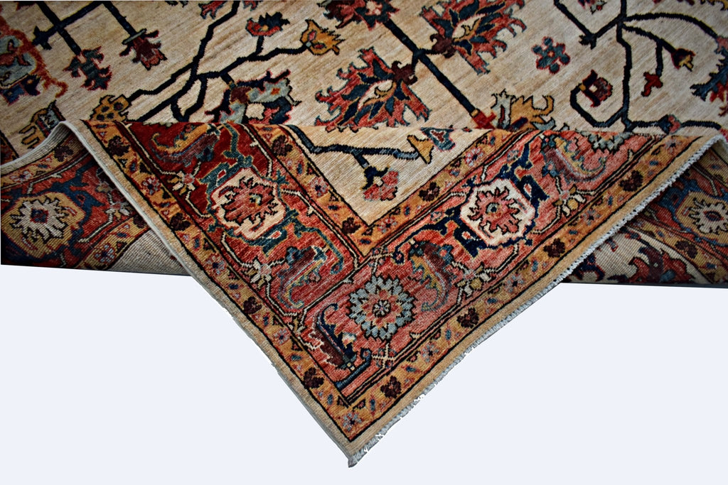 Handmade Traditional Afghan Chobi Rug | 268 x 184 cm | 8'10" x 6' - Najaf Rugs & Textile