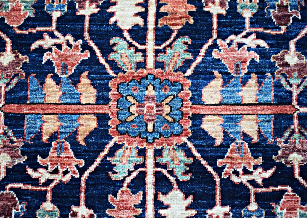 Handmade Traditional Afghan Chobi Rug | 272 x 190 cm | 8'11" x 6'3" - Najaf Rugs & Textile