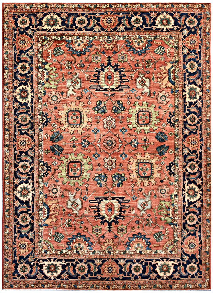 Handmade Traditional Afghan Chobi Rug | 279 x 189 cm | 9'2" x 8'3" - Najaf Rugs & Textile
